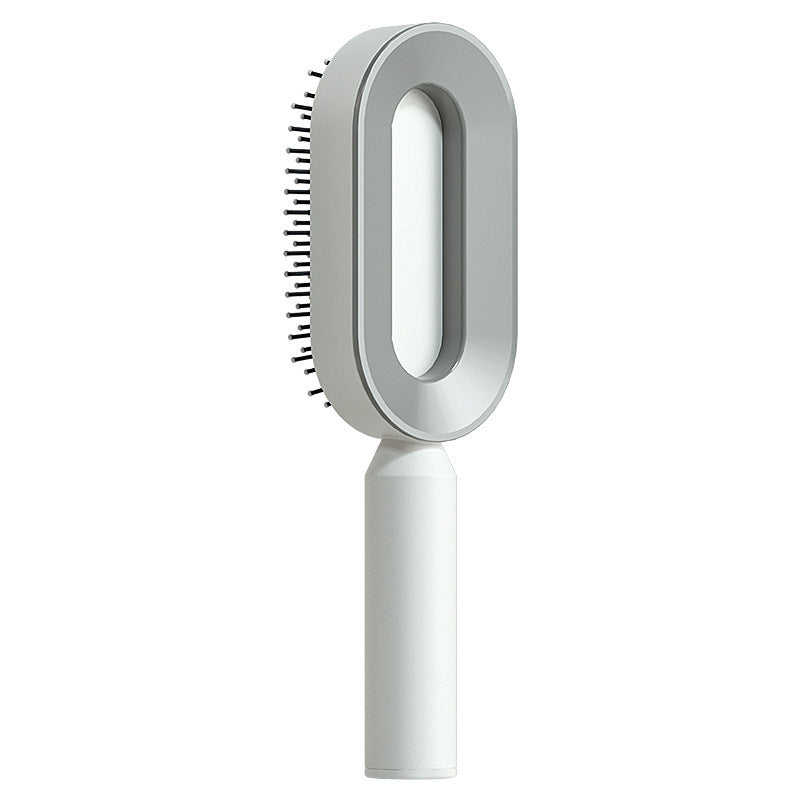 Self-Cleaning Anti-Static Hair Brush with Scalp Massage