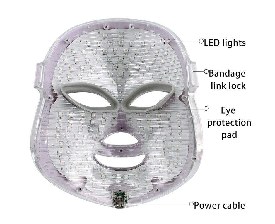 LED Facial Therapy Device for Skin Rejuvenation