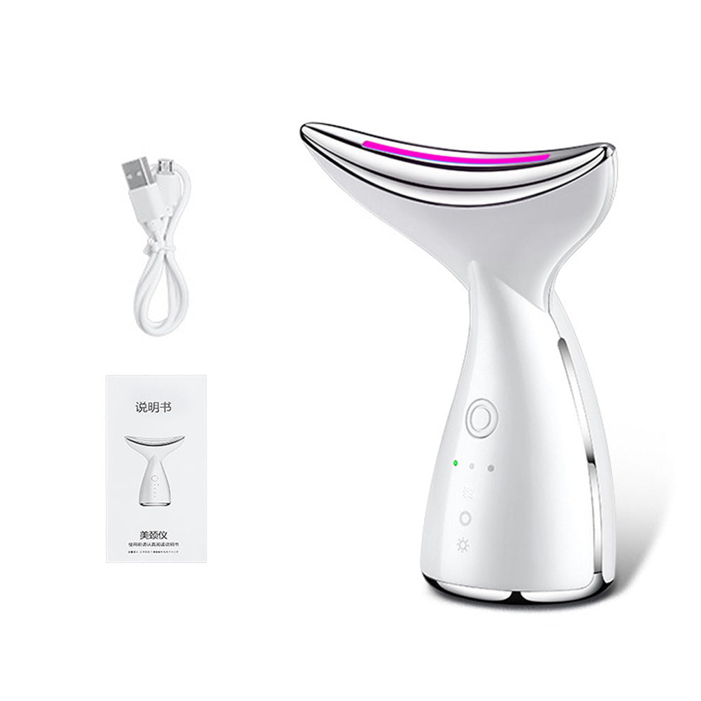 EMS Microcurrent Face & Neck Lifting Device with LED Therapy