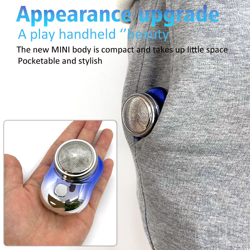 Mini Rechargeable Electric Face Shaver for Men