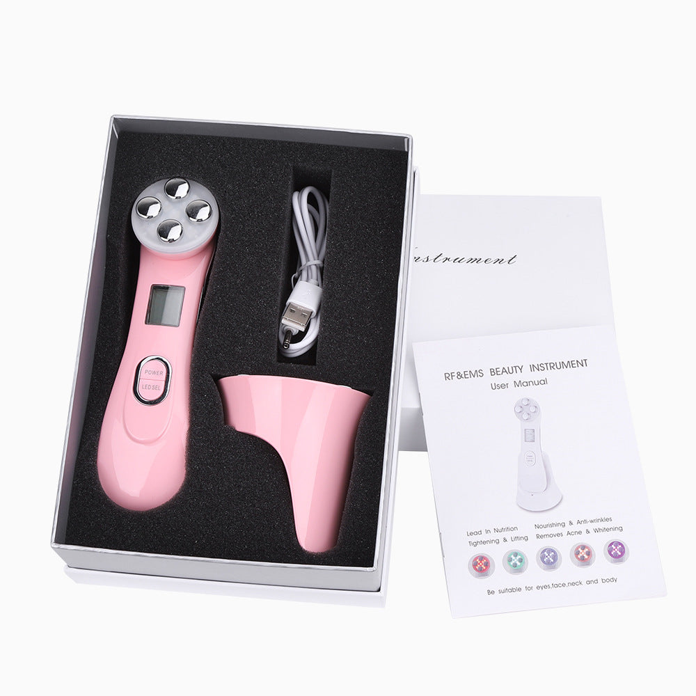 Multifunctional Skin Rejuvenation Device with EMS & LED