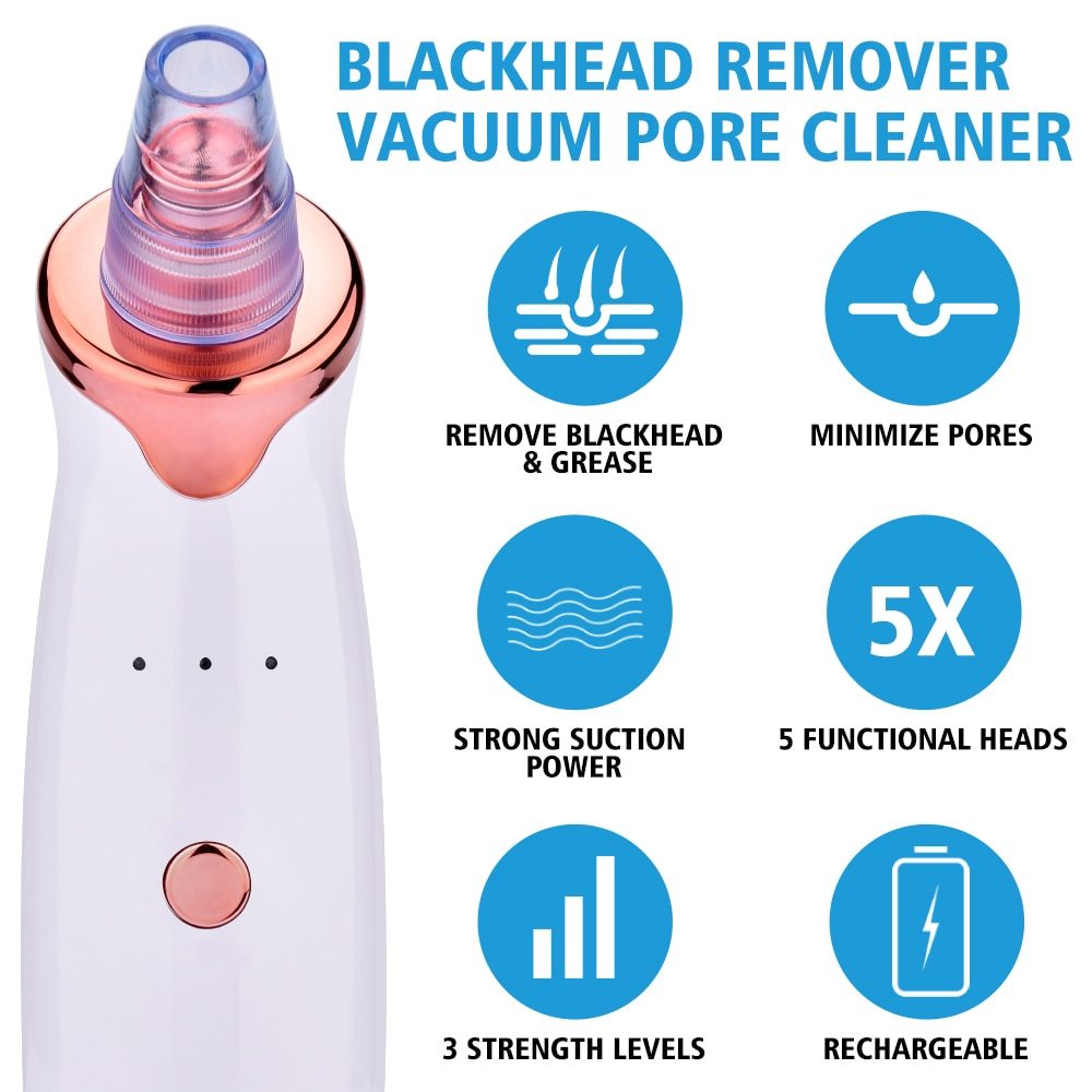 Electric Blackhead Remover & Facial Pore Cleaner