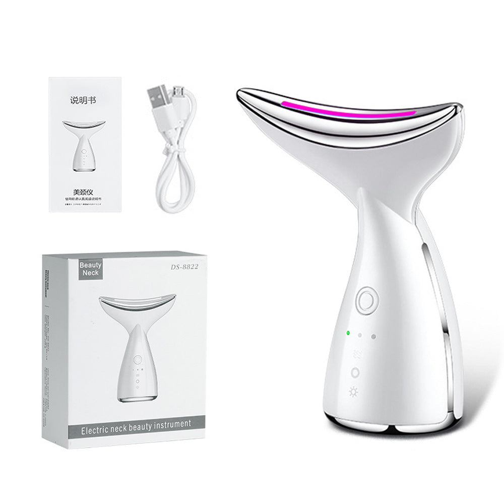 EMS Microcurrent Face & Neck Lifting Device with LED Therapy