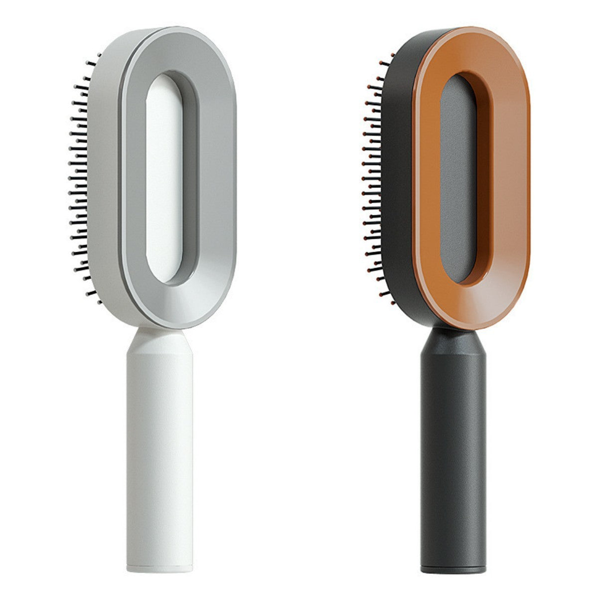 Self-Cleaning Anti-Static Hair Brush with Scalp Massage