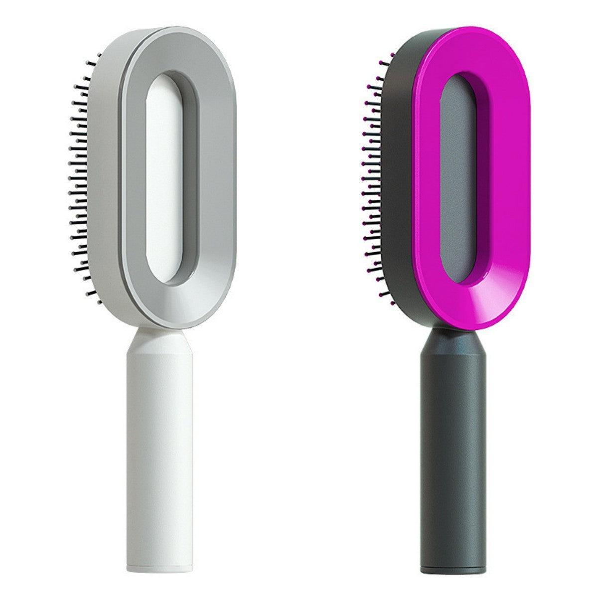 Self-Cleaning Anti-Static Hair Brush with Scalp Massage