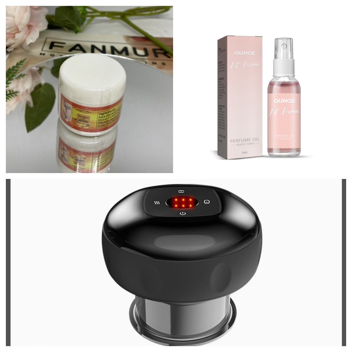 Electric Vacuum Cupping Massager for Slimming & Therapy
