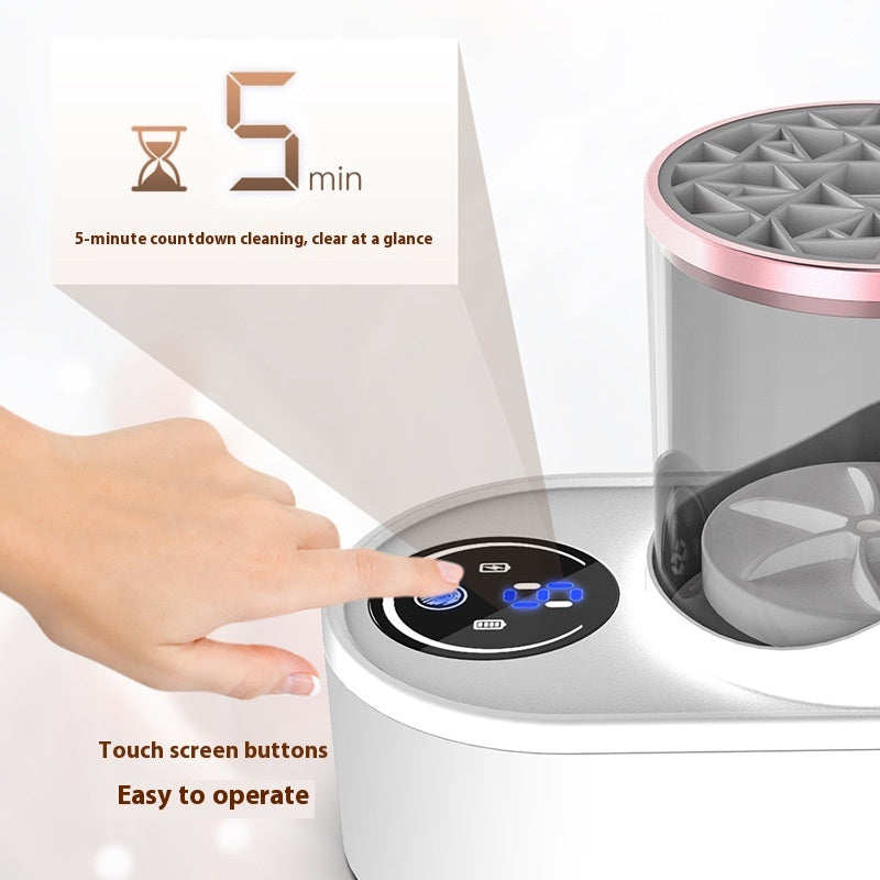 Electric Makeup Brush Cleaner with Drying Stand