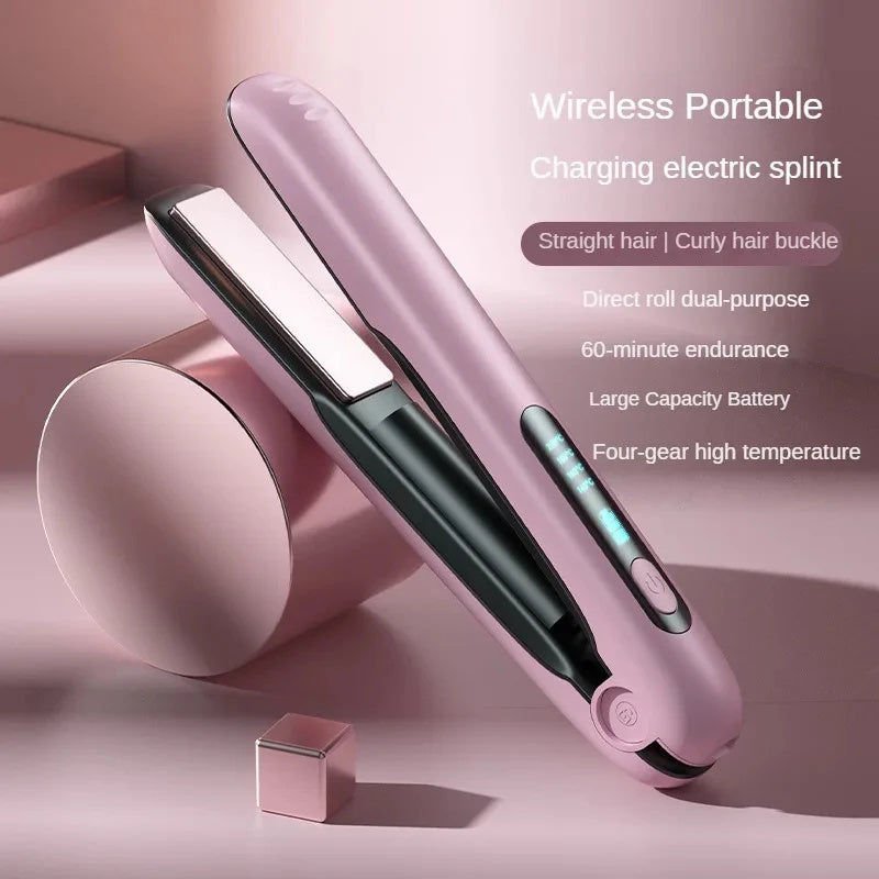 Mini 2-in-1 Cordless Hair Straightener & Curler