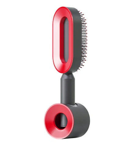 Self-Cleaning Anti-Static Hair Brush with Scalp Massage