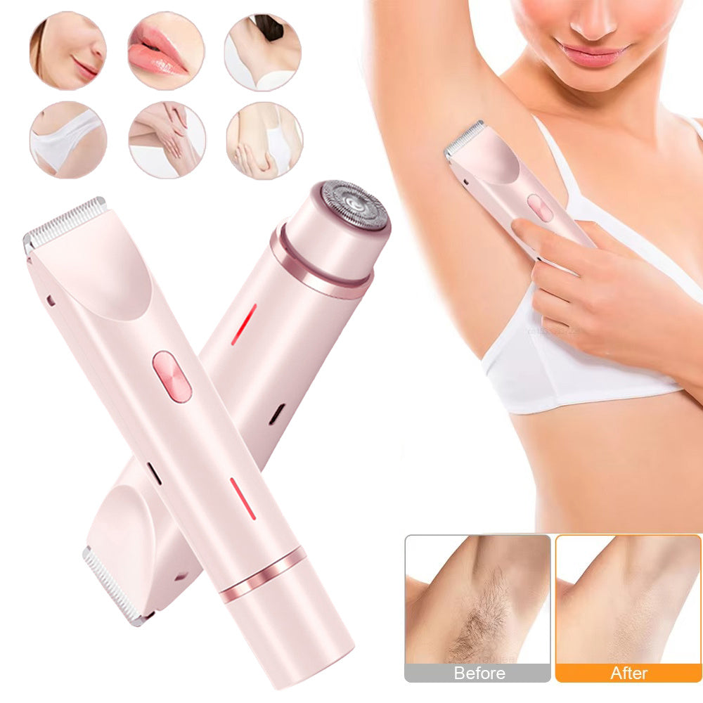 2-in-1 Electric Body Hair Trimmer for Women