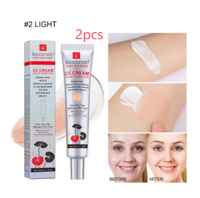 Moisturizing Waterproof CC Cream with Skin Correction