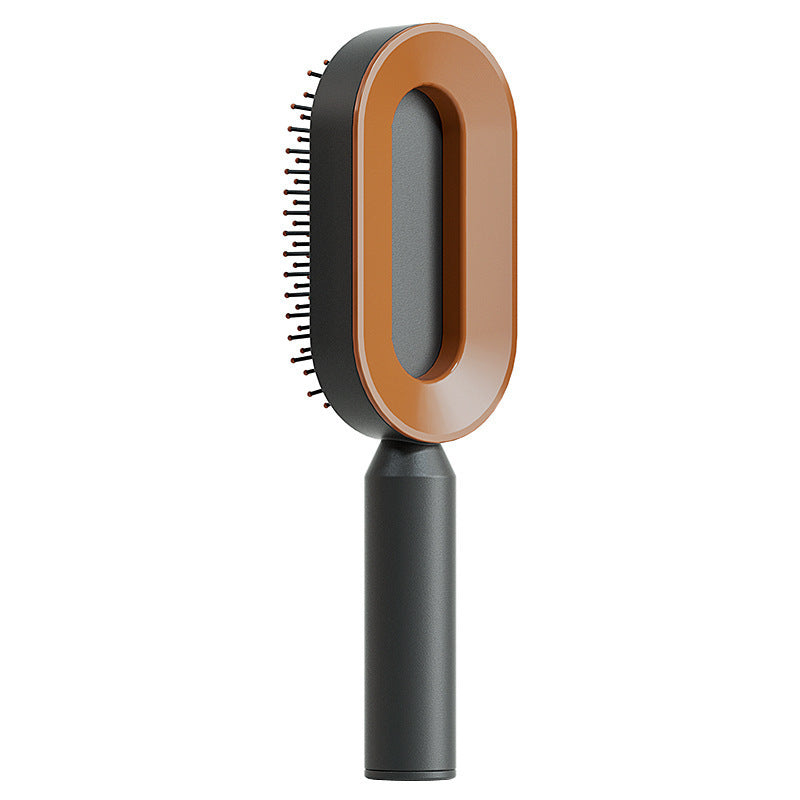 Self-Cleaning Anti-Static Hair Brush with Scalp Massage