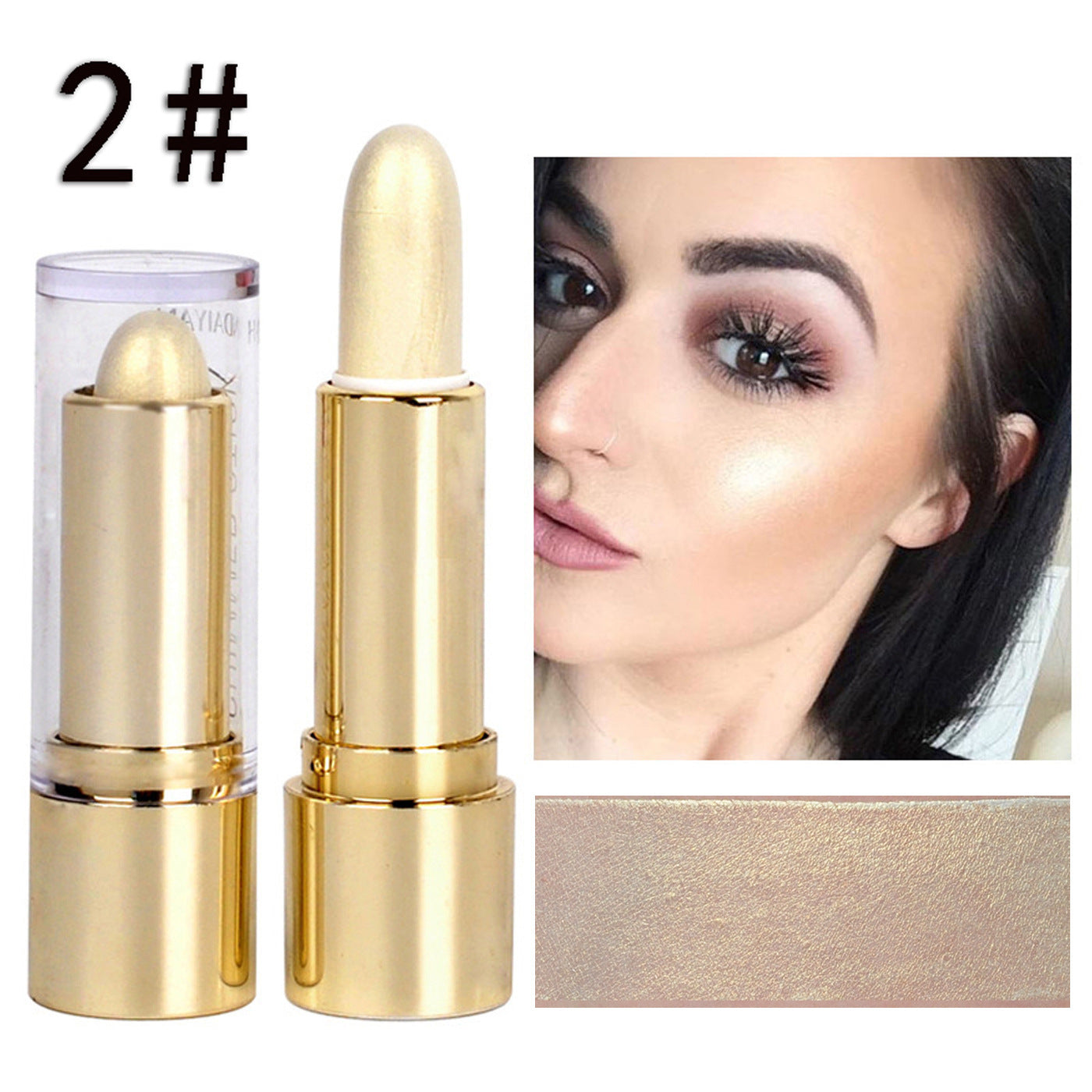 3-in-1 Highlight & Contour Stick for Sculpted Glow