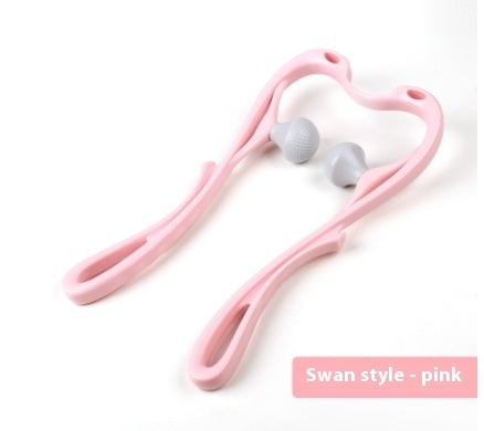 Manual Six-Wheel Neck Massager for Tension and Pain Relief