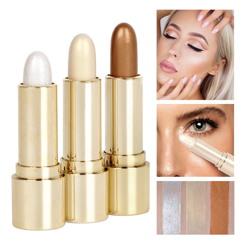 3-in-1 Highlight & Contour Stick for Sculpted Glow