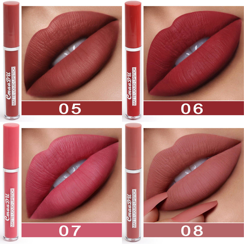 Long-Lasting Waterproof Matte Lipstick – Non-Stick Formula