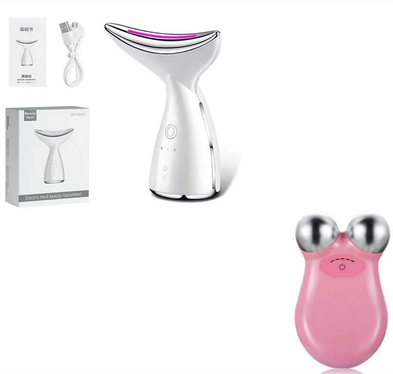 EMS Microcurrent Face & Neck Lifting Device with LED Therapy