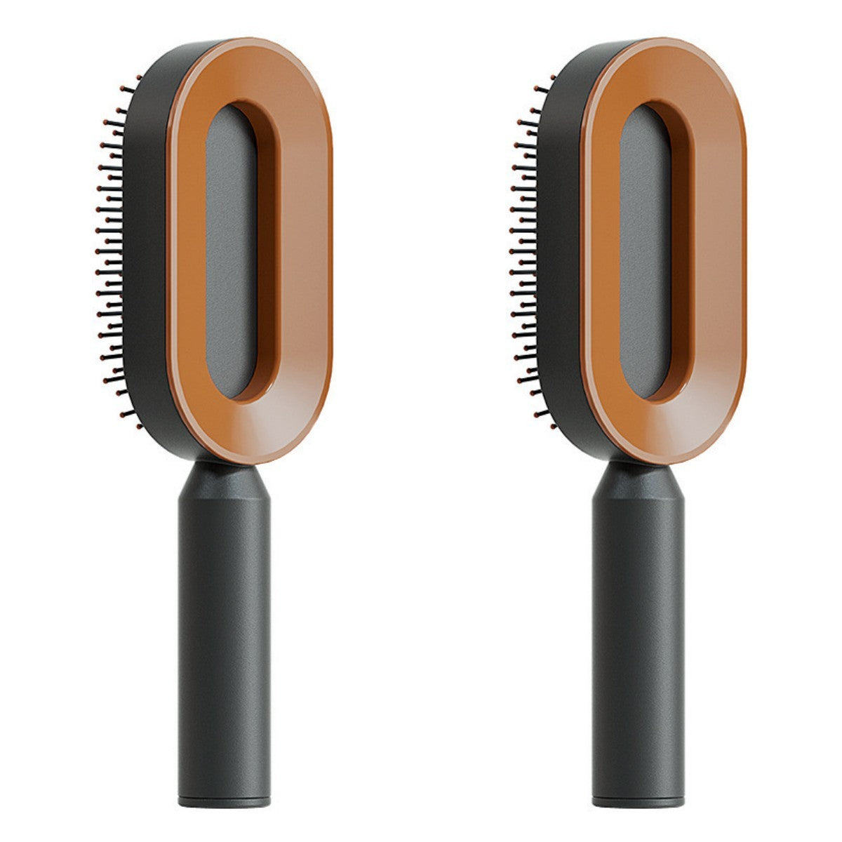 Self-Cleaning Anti-Static Hair Brush with Scalp Massage
