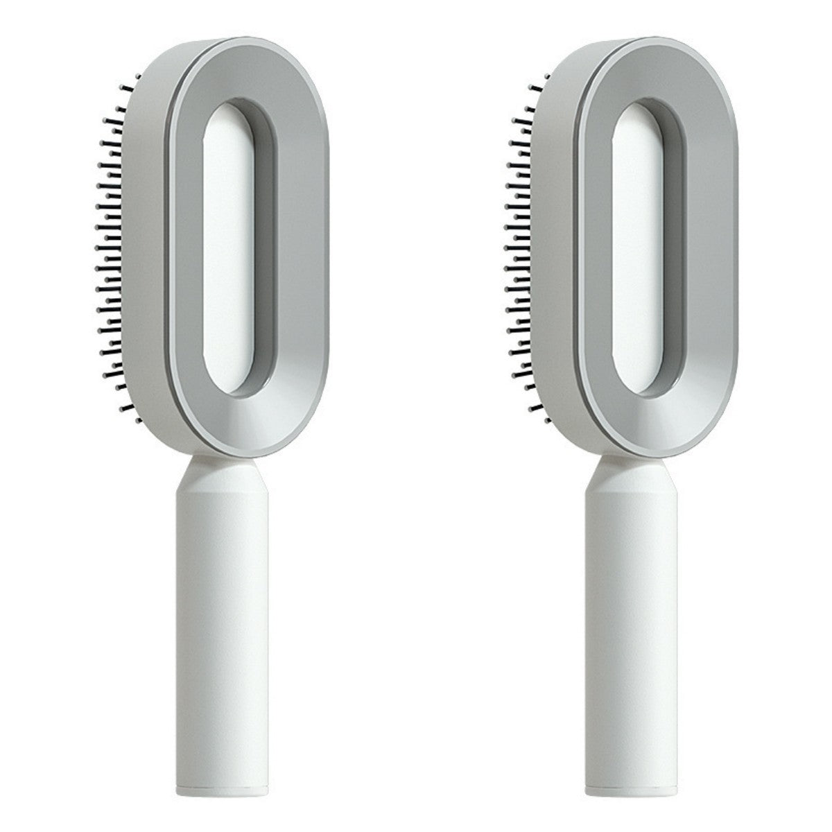 Self-Cleaning Anti-Static Hair Brush with Scalp Massage