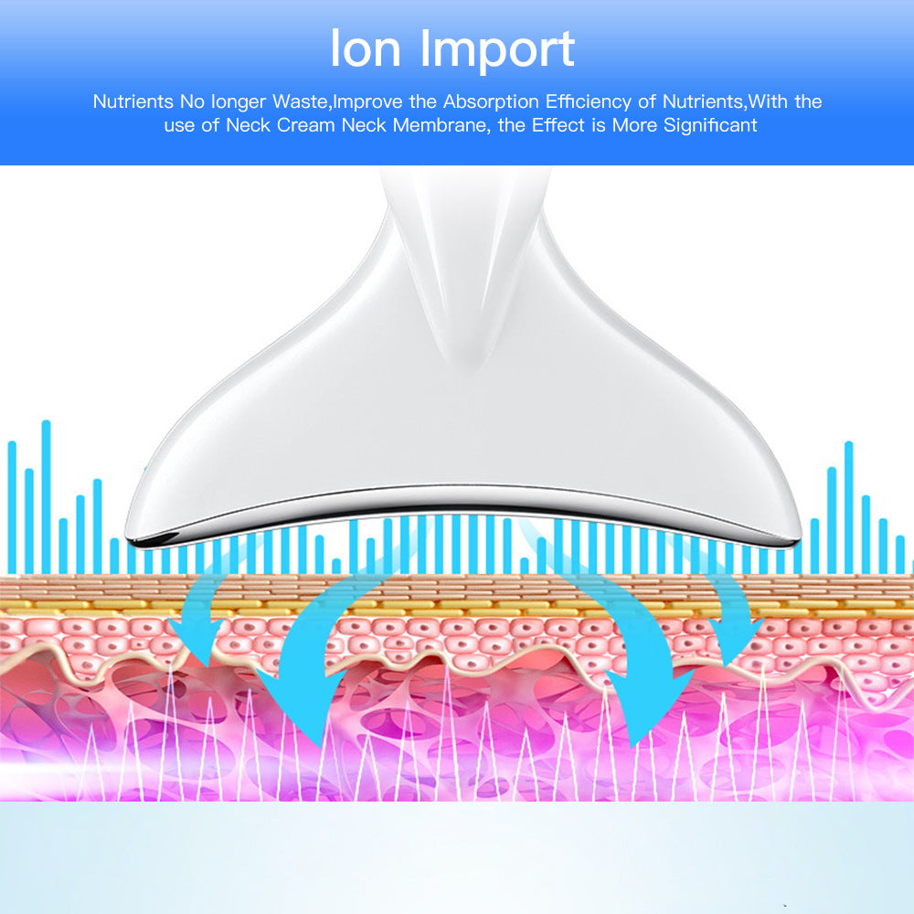 EMS Microcurrent Face & Neck Lifting Device with LED Therapy