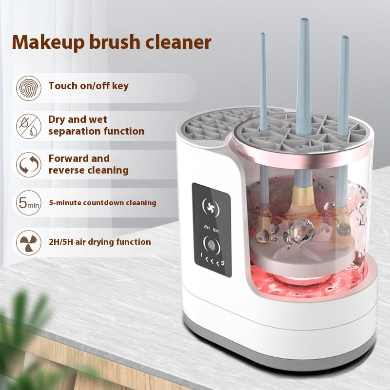 Electric Makeup Brush Cleaner with Drying Stand